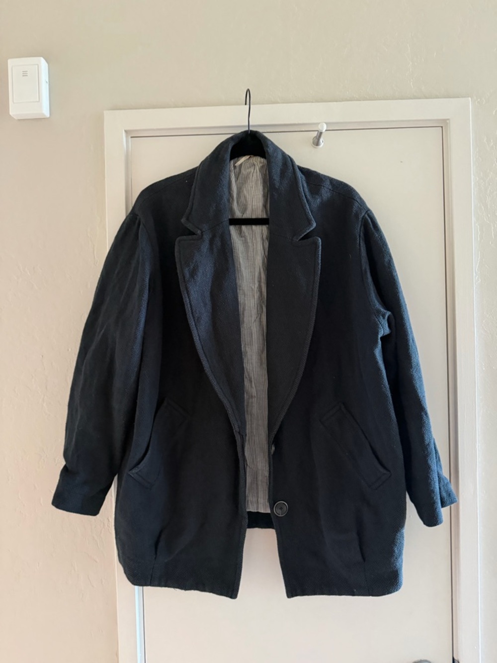 Free people navy blazer